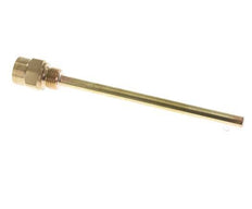 Copper Alloy G 1/2 Inch Thermowell for 200mm Stem Max 160°C and 6 Bars