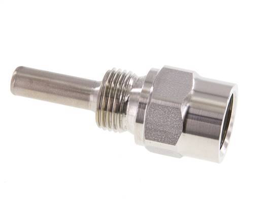 Stainless Steel G 1/2 Inch Thermowell for 63mm Stem Max 600°C and 25 Bars