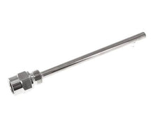 Stainless Steel G 1/2 Inch Thermowell for 200mm Stem Max 600°C and 25 Bars