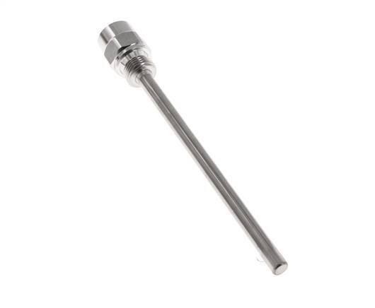 Stainless Steel G 1/2 Inch Thermowell for 200mm Stem Max 600°C and 25 Bars