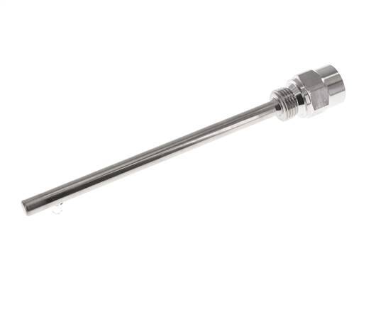 Stainless Steel G 1/2 Inch Thermowell for 200mm Stem Max 600°C and 25 Bars