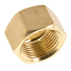 M20x1.5 x 15mm Brass Union nut for Compression fitting [2 Pieces]