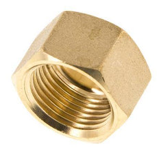 M20x1.5 x 15mm Brass Union nut for Compression fitting [2 Pieces]
