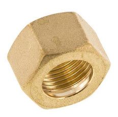 M20x1.5 x 15mm Brass Union nut for Compression fitting [2 Pieces]