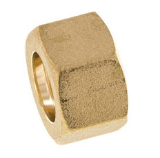 M20x1.5 x 15mm Brass Union nut for Compression fitting [2 Pieces]