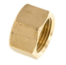 M20x1.5 x 15mm Brass Union nut for Compression fitting [2 Pieces]