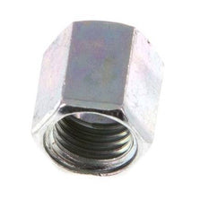 M8x1 x 4LL Zinc plated Steel Union nut for Cutting ring [20 Pieces]