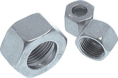 M8x1 x 4LL Zinc plated Steel Union nut for Cutting ring [20 Pieces]
