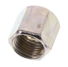 M10x1 x 5LL Zinc plated Steel Union nut for Cutting ring [10 Pieces]