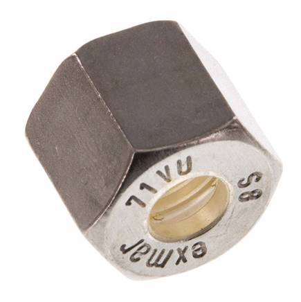 M16x1.5 x 8S Stainless steel Union nut for Compression ring