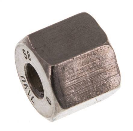 M16x1.5 x 8S Stainless steel Union nut for Cutting ring