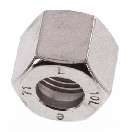 M16x1.5 x 10L Stainless steel Union nut for Cutting ring