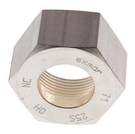 M36x2.0 x 25S Stainless steel Union nut for Compression ring