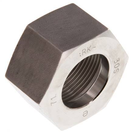 M42x2 x 30S Stainless steel Union nut for Cutting ring