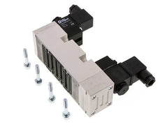 5/3 ISO 5599-2 Exhaust Center Solenoid Valve 115V AC 2-10bar/28-140psi YPC