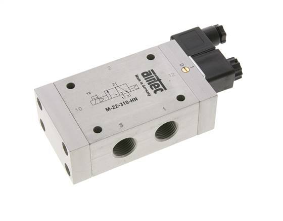 3/2 G1/2'' NC Solenoid Valve 24V AC 1-10bar/14-140psi Airtec