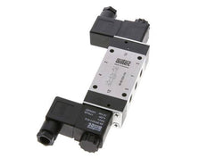 5/3 G1/8'' Pressure Center Solenoid Valve 24V DC 3-8bar/42-112psi Airtec