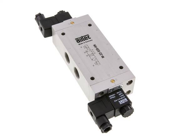 5/2 G1/2'' Bistable Solenoid Valve 115V AC 1-10bar/14-140psi Airtec