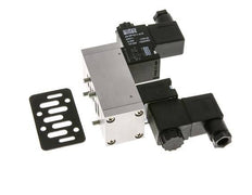 5/3 ISO 5599-1 Exhaust Center Solenoid Valve 24V DC 3-10bar/42-140psi Airtec