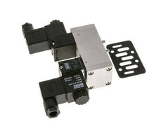 5/3 ISO 5599-1 Exhaust Center Solenoid Valve 24V DC 3-10bar/42-140psi Airtec