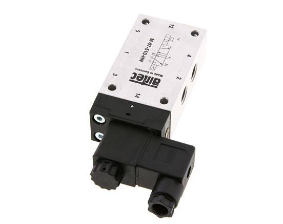 5/2 G1/4'' Solenoid Valve 24V AC 1.5-10bar/21.0-140psi Airtec