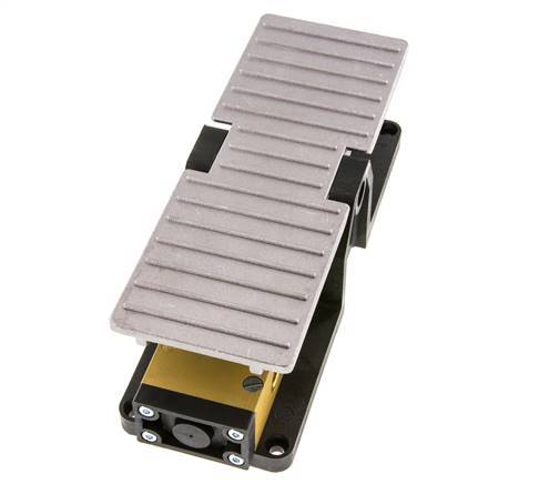 5/3 G1/4'' Center Closed Foot Pedal Valve Detent 2.5-10bar/35.0-140psi