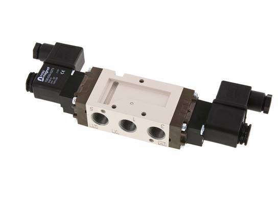 5/2 G3/8'' Bistable Solenoid Valve 24V DC 1.5-10bar/21.0-140psi YPC
