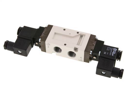 5/2 G3/8'' Bistable Solenoid Valve 24V DC 1.5-10bar/21.0-140psi YPC