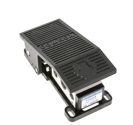 5/2 G3/8'' (G1/4'') Foot Pedal Valve 1.5-8bar/21.0-112psi