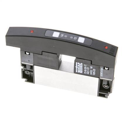 5/3 Flange Exhaust Center Solenoid Valve for Terminals 24V DC 3-8bar/42-112psi Airtec