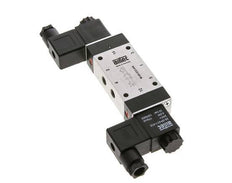 5/3 G1/8'' Exhaust Center Solenoid Valve 24V AC 3-8bar/42-112psi Airtec