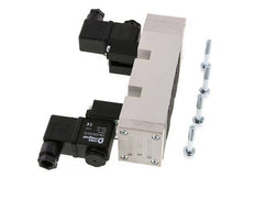 5/3 ISO 5599-2 Pressure Center Solenoid Valve 12V DC 2-10bar/28-140psi YPC