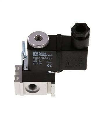 3/2 G1/8'' M5 (M5) NO Solenoid Valve 230V AC 0-8bar/0-112psi YPC