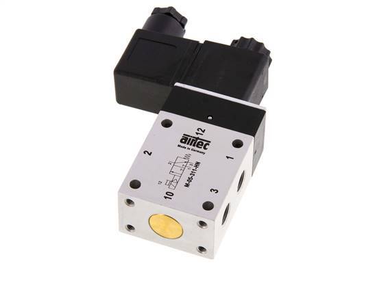 3/2 G1/8'' NC Solenoid Valve 24V DC 3-10bar/42-140psi Airtec