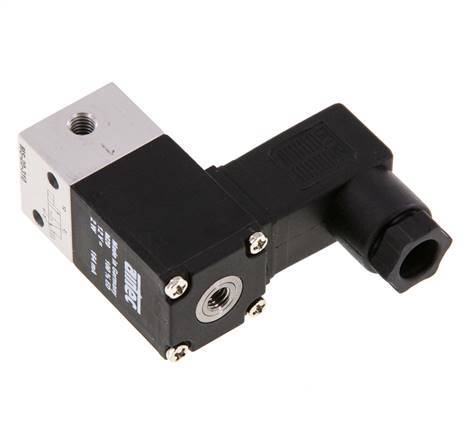 3/2 M5 NC Solenoid Valve 24V DC -0.95-8bar/-13.2-112psi Airtec