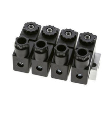 4x3/2 G1/8'' NC Solenoid Valve 24V DC -0.95-10bar/-13.2-140psi Airtec