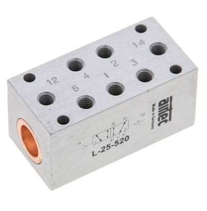 5/2 M5 Bistable Air Pilot Valve 0-10bar/0-140psi Airtec