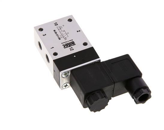3/2 G1/8'' NO Solenoid Valve 12V DC 3-10bar/42-140psi Airtec