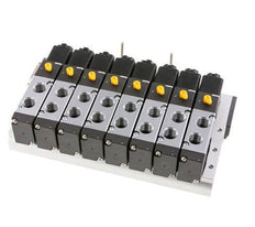 G1/4'' 8x Pneumatic Valve Terminal 24V DC 1.5-8bar/21.0-112psi Multi-pole E.MC