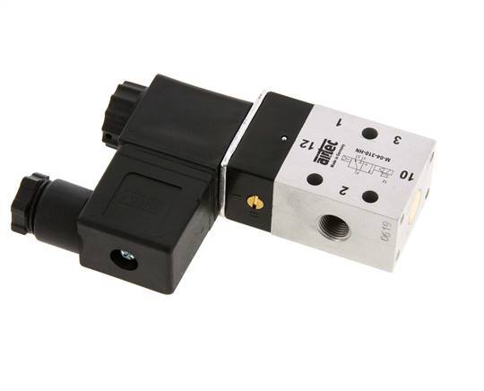 3/2 G1/8'' NO Solenoid Valve 24V DC 2-10bar/28-140psi Airtec