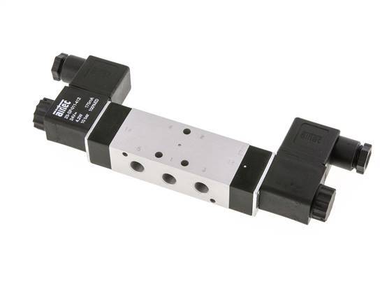 5/2 G1/8'' Bistable Solenoid Valve 24V DC 3-10bar/42-140psi Airtec