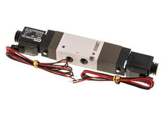 5/3 G1/8'' Pressure Center Solenoid Valve 24V DC 2-10bar/28-140psi 2-pin Plug YPC