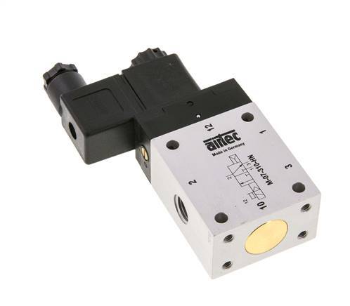 3/2 G1/4'' NC Solenoid Valve 24V AC 1.5-10bar/21.0-140psi Airtec