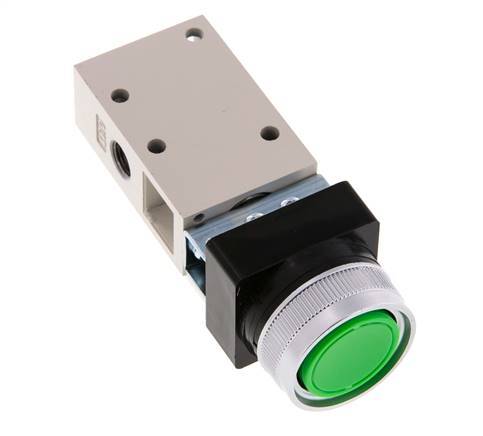 3/2 G1/8'' Push Button Valve Green 0-8bar/0-112psi YPC