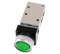 3/2 G1/8'' Push Button Valve Green 0-8bar/0-112psi YPC