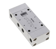 5/3 G1/8'' Center Closed Air Pilot Valve 0-8bar/0-112psi Airtec