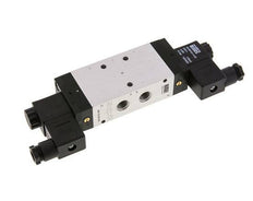 5/3 G1/4'' Center Closed Solenoid Valve 24V AC 3-10bar/42-140psi Airtec