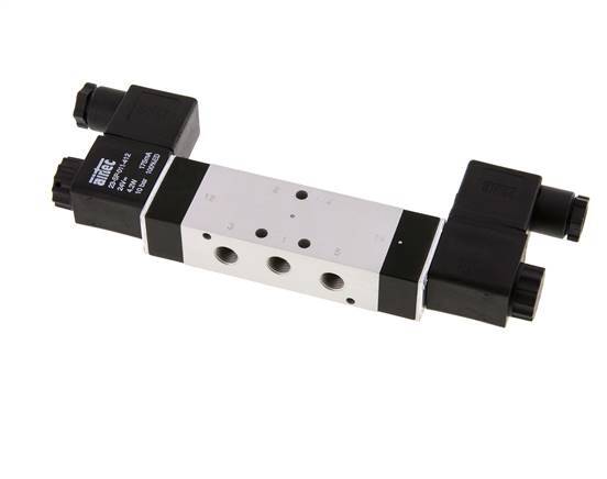 5/3 G1/8'' Pressure Center Solenoid Valve 24V AC 3-10bar/42-140psi Airtec