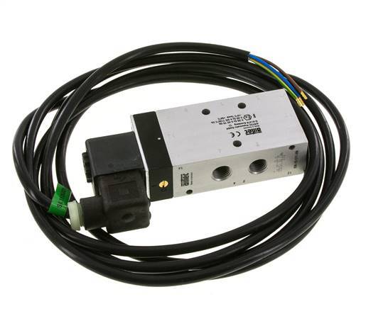 5/2 G1/4'' Solenoid Valve 24V DC ATEX 2.5-10bar/35.0-140psi Airtec