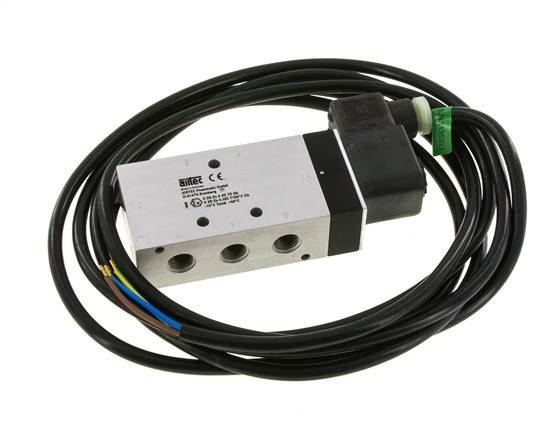 5/2 G1/4'' Solenoid Valve 24V DC ATEX 2.5-10bar/35.0-140psi Airtec